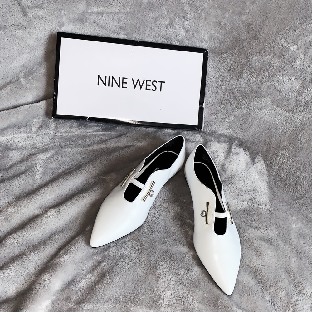 Leather NINE WEST flats